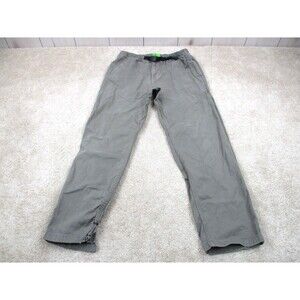 Gramicci Pants Men Large L Gray Belted Rock Climbing Original Freedom USA *